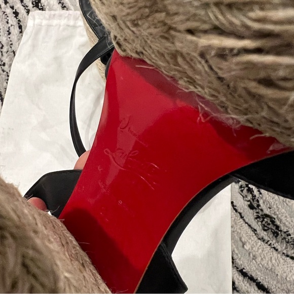 Christian Louboutin espadrille wedge sandals - Picture 4 of 5